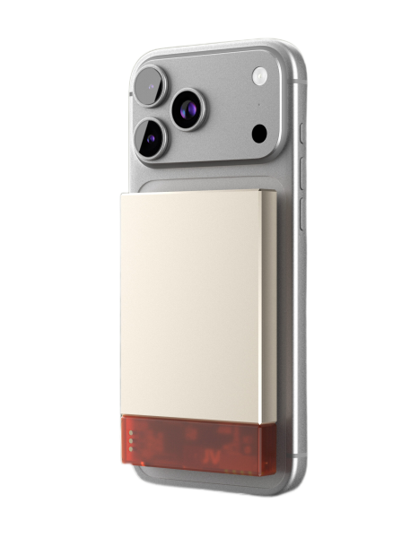 Внешний аккумулятор VLP NEO MagSafe Qi2 10000mAh USB-C Amber Gray