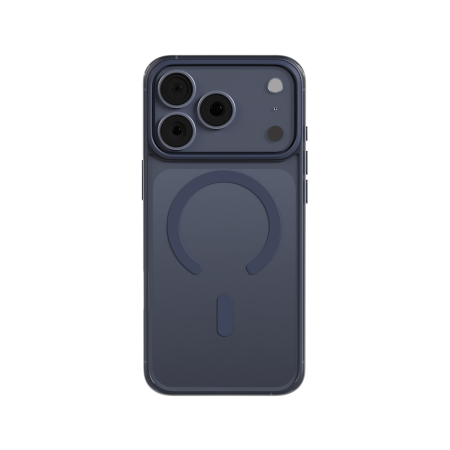 Защитный чехол AceCase Crystal Shield Blue для iPhone 17 Pro Max