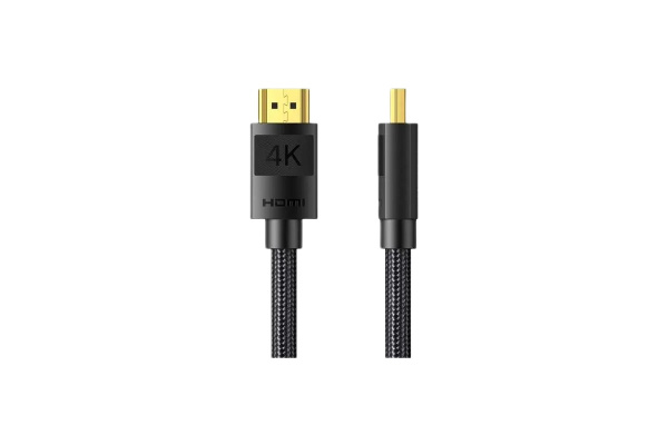 Кабель UGREEN HD119 (30999) 4K HDMI Cable Male to Male Braided 1m Черный
