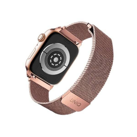 Ремешок для Apple Watch 38-41mm Uniq Dante Strap Steel Rose Gold