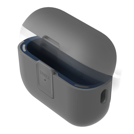 Чехол Uniq Clyde для Apple AirPods Pro 2 Chalk Grey / Marine Blue