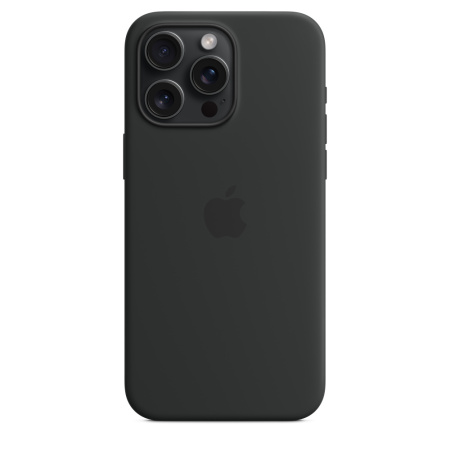 Чехол Apple iPhone 15 Pro Max Silicone Case with MagSafe Black