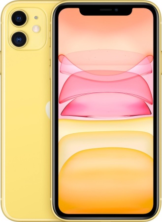 Смартфон Apple iPhone 11 128GB Yellow (Желтый) nanoSIM + eSIM