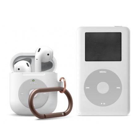 Чехол Elago для AirPods AW6 Music Player Hang Case White