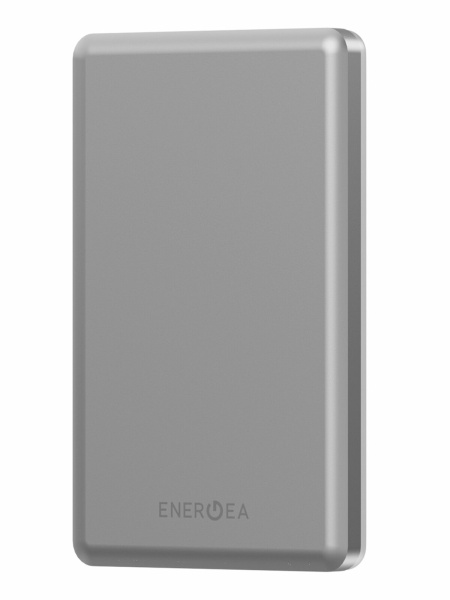 Внешний аккумулятор Energea AluPac MINI 5K, 5000W MagSafe 15W USB-C 20W Ultra Light Aluminium Natural Titanium