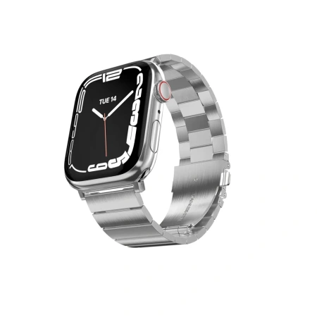 Ремешок SwitchEasy Maestro Stainless Steel Band для Apple Watch 42/44/45/49mm Silver