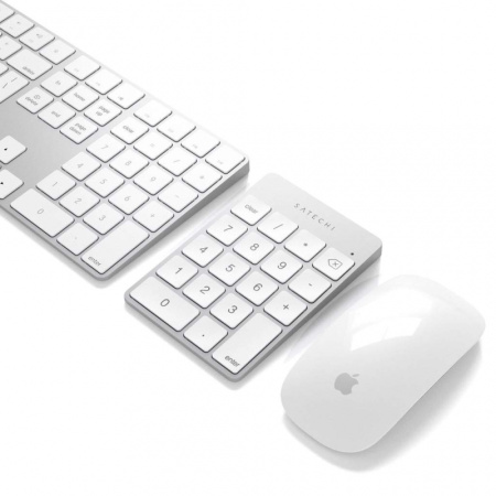 Беспроводной цифровой блок Satechi Aluminum Slim Keypad Numpad Silver