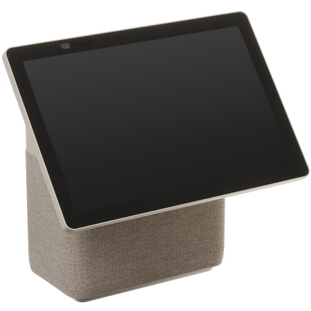 Умная колонка Яндекс Станция Дуо Макс с Алисой, с Zigbee, бежевый, 60Вт