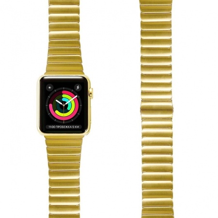 Ремешок Lyambda Canopus для Apple Watch 38-41 мм Gold