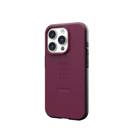 Защитный чехол UAG Civilian iPhone 15 Pro MagSafe Bordeaux