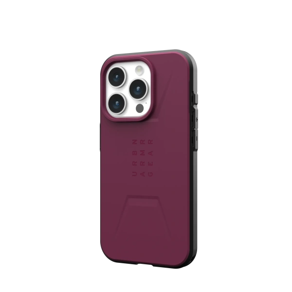 Защитный чехол UAG Civilian iPhone 15 Pro MagSafe Bordeaux