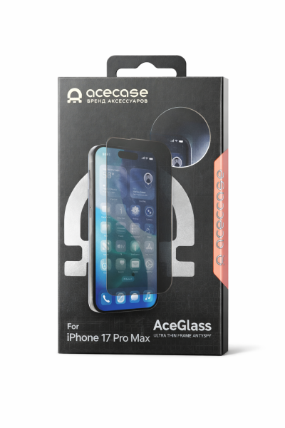 Защитное стекло AceCase - AceGlass  Privacy для iPhone 17 Pro Max