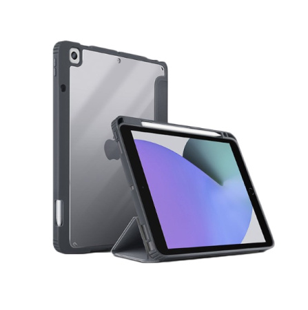 Чехол Uniq для iPad 10.2 (2019 / 2020) MOVEN с держателем для стилуса Grey