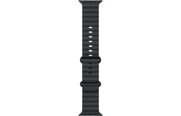 Apple Watch Ultra 3 (2025) 49mm Natural Titanium Case with Black Ocean Band (GPS + Cellular)