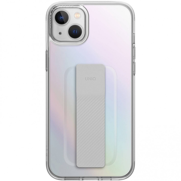 Чехол Uniq Heldro Mount + Band для iPhone 14 Iridescent