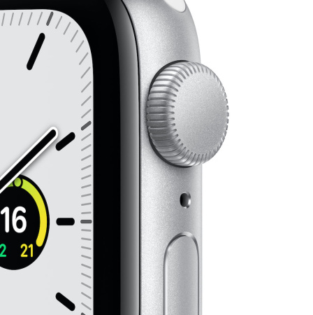 Часы Apple Watch SE 44mm Silver Aluminum Case with Abyss Blue Sport Band (GPS)