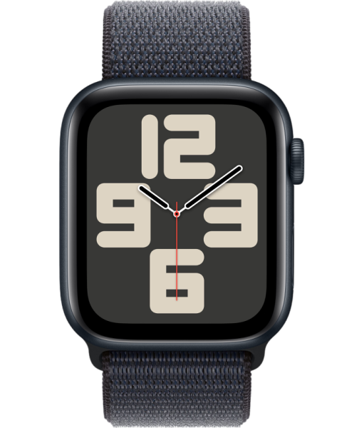 Часы Apple Watch SE (2024) 40mm Midnight Aluminum Case with Ink Sport Loop (GPS)