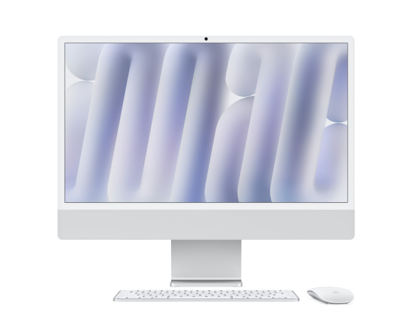 Моноблок Apple iMac 24  Retina 4,5K M4 (10C CPU, 10C GPU) / 16GB / 512GB SSD Silver (Серебристый) MWUV3