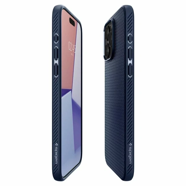 Защитный чехол Spigen Liquid Air для iPhone 15 Pro Navy Blue