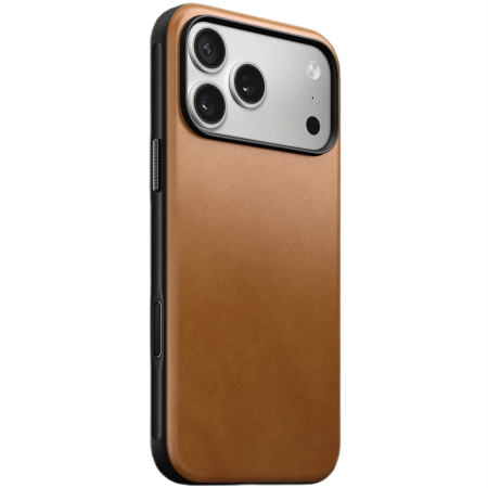 Защитный чехол Nomad Modern Leather case для iPhone 17 Pro English Tan (Уцененный)
