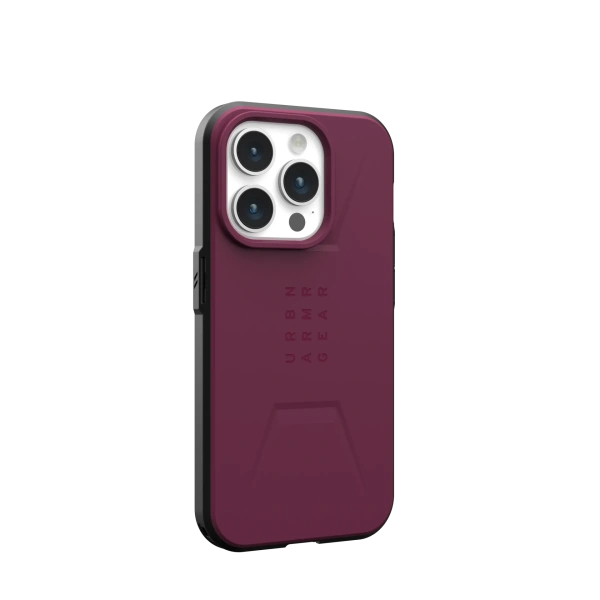 Защитный чехол UAG Civilian iPhone 15 Pro MagSafe Bordeaux