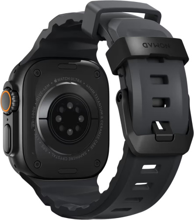 Ремешок Nomad Rocky Point Band для Apple Watch 49/45/44/42mm Storm / Black Hardware