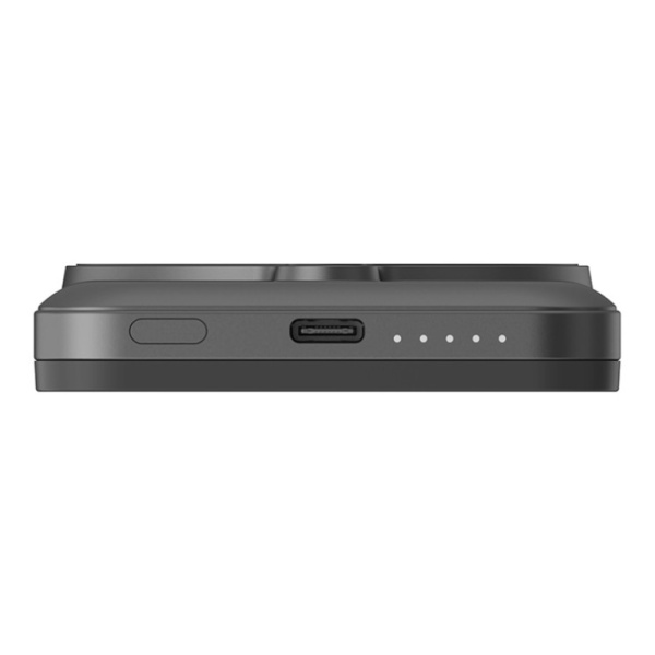 Внешний аккумулятор EnergEA MagWallet CARD 5000 мАч Magsafe 15W, USB-C 20W Black