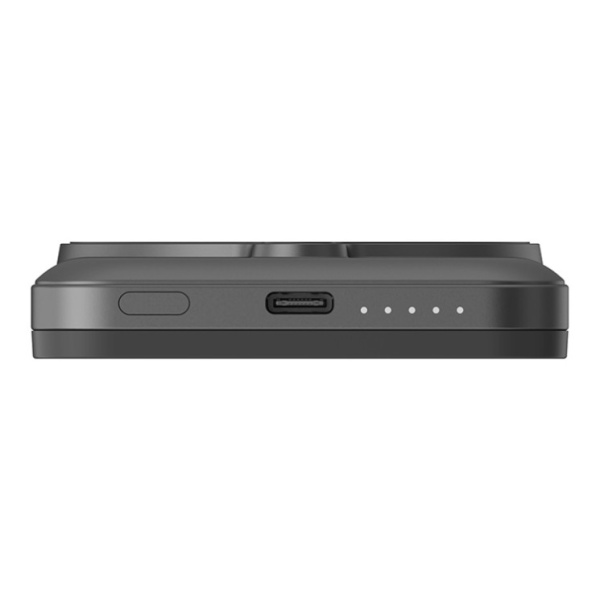 Внешний аккумулятор EnergEA MagWallet CARD 5000 мАч Magsafe 15W, USB-C 20W Black