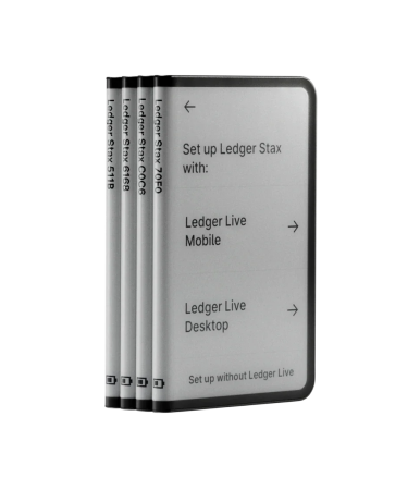 Аппаратный криптовалютный кошелёк Ledger Stax (Без чехлом)