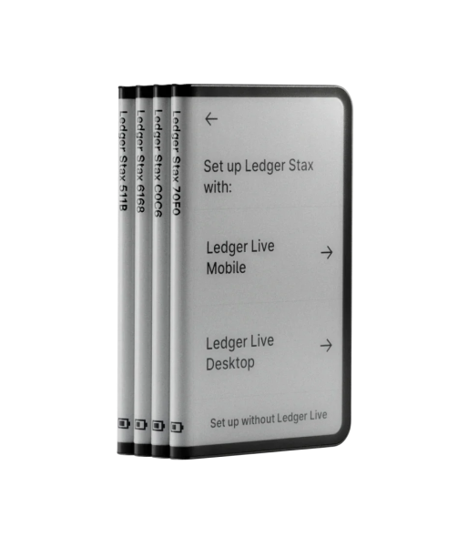 Аппаратный криптовалютный кошелёк Ledger Stax (Без чехлом)