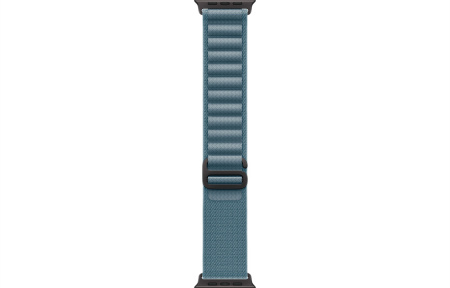 Apple Watch Ultra 3 (2025) 49mm Black Titanium Case with Light Blue Alpine Loop - Medium (GPS + Cellular)