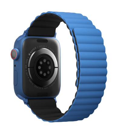 Ремешок Uniq для Apple Watch 38-41 mm Revix Reversible Magnetic Blue/Black Ремешок Uniq для Apple Watch 38-41 mm Revix Reversible Magnetic Blue/Black