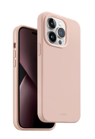 Чехол Uniq для iPhone 14 Pro LINO Pink Чехол Uniq для iPhone 14 Pro LINO Pink