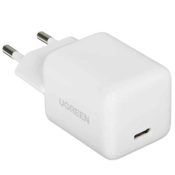 Сетевое зарядное устройство UGREEN X513 (65009) 30W USB-C GaN Fast Charger EU Белый