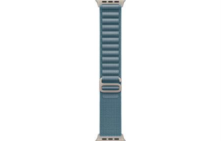 Apple Watch Ultra 3 (2025) 49mm Natural Titanium Case with Light Blue Alpine Loop - Medium (GPS + Cellular)