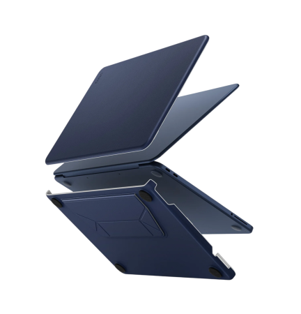 Защитный чехол Uniq Lyden Versa Laptop sleeve/stand для MacBook Neo 13 Steel Navy