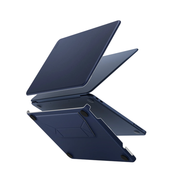 Защитный чехол Uniq Lyden Versa Laptop sleeve/stand для MacBook Neo 13 Steel Navy