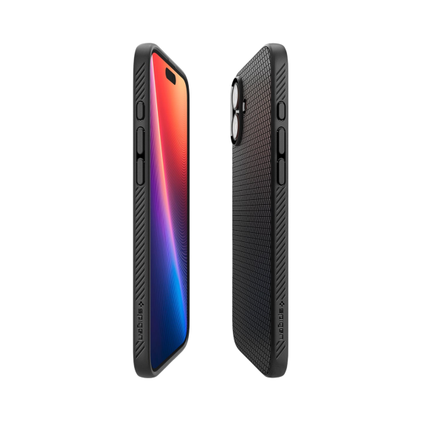 Защитный чехол Spigen Liquid Air для iPhone 16 Matte Black