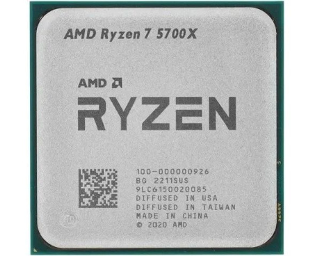 Процессор AMD Ryzen 7 5700X AM4, 8 x 3400 МГц, OEM Процессор AMD Ryzen 7 5700X AM4, 8 x 3400 МГц, OEM