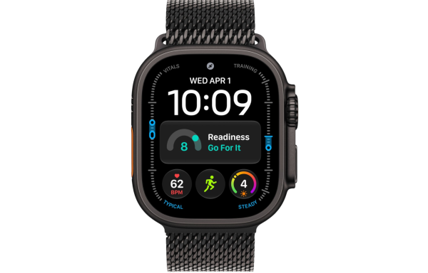 Часы Apple Watch Ultra 4 (2026) 49mm Black Titanium Case with Black Titanium Milanese Loop - Medium (GPS + Cellular)