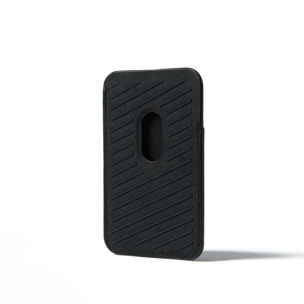 Магнитный бумажник Mujjo Full Leather Magnetic Wallet Black