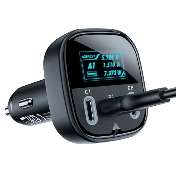 Автомобильная зарядка ACEFAST Fast Charge Car Charger B5 101W (2xUSB-C+USB-A) Black