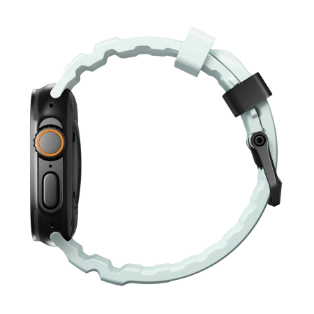 Ремешок Nomad Rocky Point Band для Apple Watch 49/45/44/42mm Icy Blue Glow/ Black Hardware