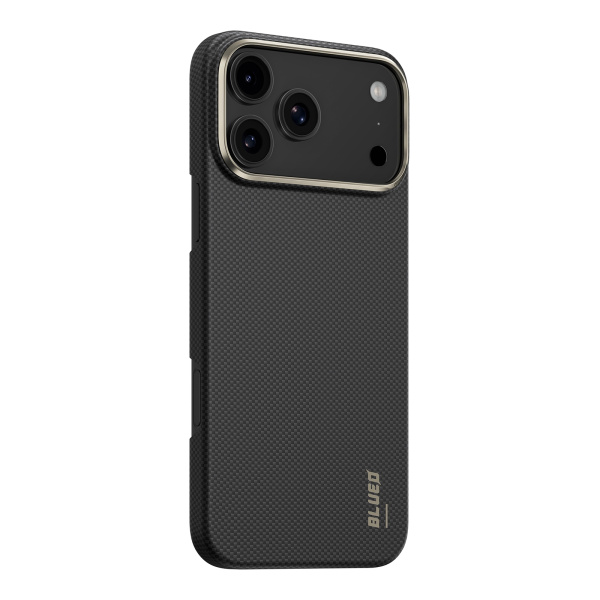Защитный чехол Blueo для iPhone Air, Air Aramid Fiber (Kevlar) 600D (MagSafe) Black