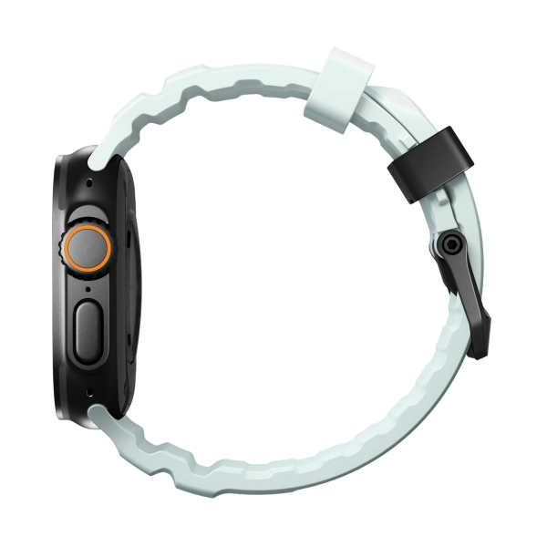 Ремешок Nomad Rocky Point Band для Apple Watch 49/45/44/42mm Icy Blue Glow/ Black Hardware