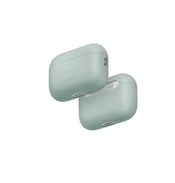 Чехол Uniq LINO Liquid silicone with handstrap для AirPods Pro 3 Iceplant Green