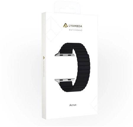 Ремешок Lyambda Acrux для Apple Watch 38-41 мм Black