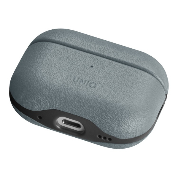 Чехол Uniq для Airpods Pro 2 Lyden DS Leatherette with handstrap Washed Blue / Black