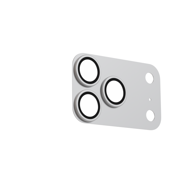 Защитное стекло для камеры AceCase Full Camera Cover 17 Pro Max Silver