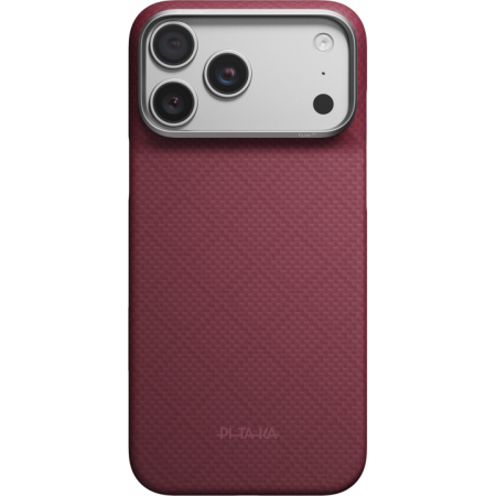 Защитный чехол Pitaka Edge (Argyle) Case для iPhone 18 Pro Max Burgundy